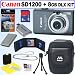 Canon PowerShot SD1200IS 10 MP Digital Camera (Dark Gray) + 8GB Deluxe Accessory Kit