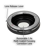 Fotodiox Lens Mount Adapter - Nikon Lens to Sony Alpha (aka Minolta AF A-type, Maxxum or Dynax) Camera, fits Sony A100, A200, A230, A290, A300, A330, A350, A380, A390, A450, A500, A550, A560, A580, A700, A850, A900, SLT-A35, A33, A37, A55, A57, A65, A77