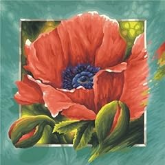 Schipper 9250 408 - Malen nach Zahlen Klatschmohn, 40x40cm