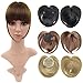 Beauty Wig World Black Synthetic Clip-in Hair Bang Full Fringe Short Straight Hair Extension