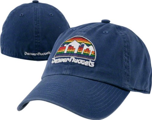 Denver Nuggets Blue 'City Skyline' Hardwood Classic Franchise Fitted Hat