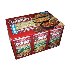 Campbell's Chunky Soup Variety Pack 6 Packs Heart Soup Meals by Chicken Sausages