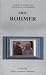 Book Eric Rohmer (Signo E Imagen)