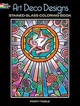 Art Deco Designs Stained Glass Coloring Book (Dover Pictoral Archive Series)