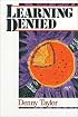 Learning Denied (Learning Disability Biography)