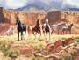 Canyon Horses Claire Goldrick With Rich Wiseman Jigsaw Puzzle 2000pc