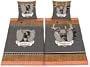 Herding 445958250 Partner-Bettw�sche Platzhirsch/Edelzicke im Doppelpack ( Inhalt: 1 x Bettw�sche Edelzicke. 1 x Bettw�sche Platzhirsch ). 80 x 80 cm + 135 x 200 cm. Linon