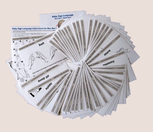 free shipping 53 baby sign language flash cards for beginners how to learn fast and teach your child asl 