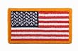 USA American US Regular Flag Patch with Velcro Closure (1 7/8'' x 3 3/8'')