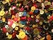APPROX 600 ART AND CRAFT PLAY BUTTONS VARIOUS COLOURS 300G Plus 100g Bag Of Mixed Buttons With This Order