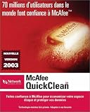 Mcafee Quickclean 3.0 French