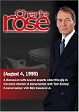 Charlie Rose with Peter Canelo, Jim Grant & Thomas Galvin; Tom Clancy; Bob Guccione Jr. (August 4, 1998)