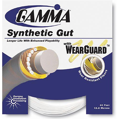 Gamma WearGuard Synthetic Gut 17G Tennis String