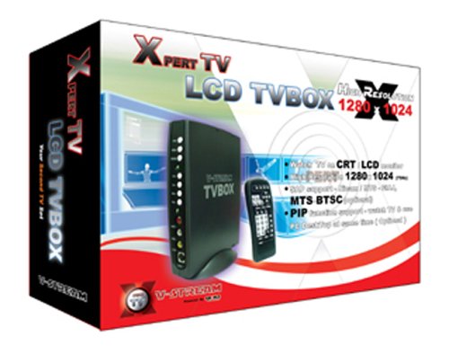 Childrens Toyshop  Electronics : V-Stream LCD External TV Box+VS-EXT1531+LCD/projector/CRT Analogue TV BOX w/Remote control, support 1280*1024(75Hz)