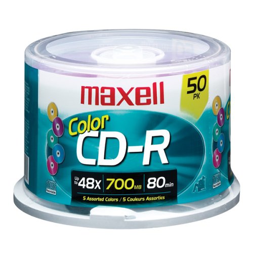 50PK CDR 700 Media Color 48XSPINDLE