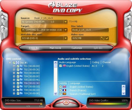 Blaze DVD Copy