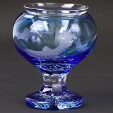 SALMON CAVIAR DISH LIGHT BLUE