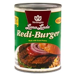 Loma Linda Redi-Burger, Low Fat, 19-Ounce Cans (Pack of 12)