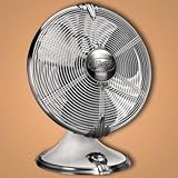 Hunter AirMax Rockefeller Art Deco Style High Performance Oscillating Fan 90046