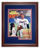 Nolan Ryan Autographed Texas Rangers (SI Kids Sept 91) Deluxe Framed Sports Illustrated Magazine