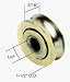 C.R. LAURENCE D1503B CRL 1-1/2 Diameter Steel Ball Bearing Replacement Roller 5/16 Wide Bulk (30) Pack