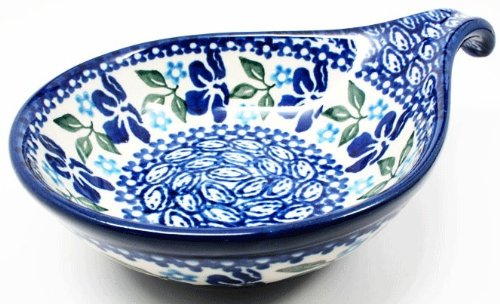 Polish Pottery Single Serving Dish / Spoon Rest 2 1/4