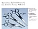 Hair Cutting Scissors Precision 3-piece Barber Shears Set