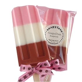 Pretty Like Me - Neapolitan Soap Popsicle