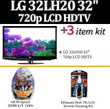 Buying Brand New LG 32LH20 32 Inch 720p LCD HDTV With Essential LG Kit Includes 2 Pack Of HDMI Cables  LCD Screen Cleaner