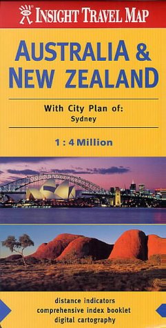 City Travel Guides Discounted  Books : Australia and New Zealand Insight Travel Map