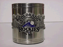 Buy Colorado Rockies MLB Pewter Can Cooler by Half-Time Enterprises