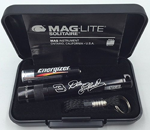 Mag-Lite Solitaire Signature Series Dale Earnhardt Keychain Mini Flashlight