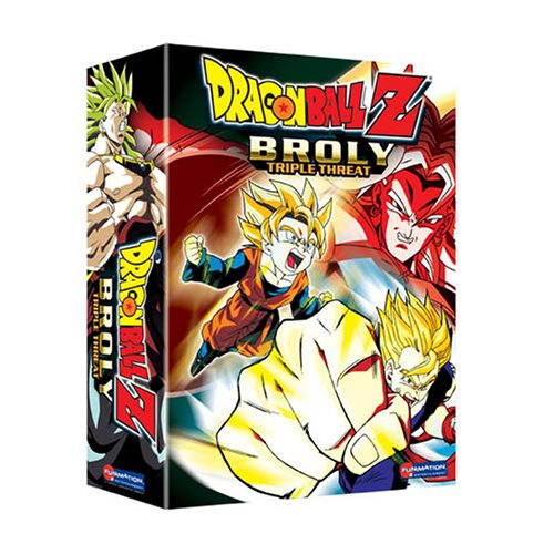 CD-Charts  DVD : Dragonball Z Broly Triple Threat: 3 Uncut Movies (REGION 1) (NTSC)