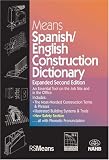 Means Spanish/English Construction Dictionary - 087629817X