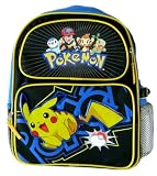 Nintendo Pokemon Pikachu Mid Size Backpack with Free Water Bottle