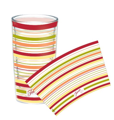 Tervis Fiesta Tumbler, Sunny Stripes, 16-Ounce