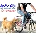 Lets Go Pet Walker, Hands Free Bicycle Dog Leash for Medium / Large dog. 4 colors, Gold, Purple, Blue, Red. Color may vary.
