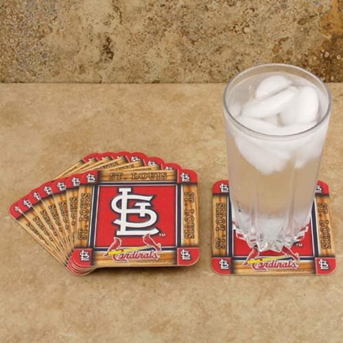St. Louis Cardinals 8-Pack Absorbent PaperKraft Coasters
