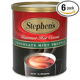 Stephen's Gourmet Hot Cocoa, Chocolate Mint Truffle, 16-Ounce Cans (Pack of 6)