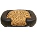 Furniture Quality Oval Dog Bed Zebra/Black