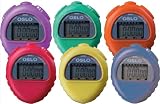 Oslo All Purpose Stopwatch 6 pack assortment