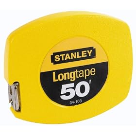 Stanley 34-103 50-Foot-by-3/8-Inch Steel Long Tape Rule