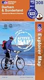 Durham and Sunderland (OS Explorer Map Active)