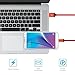 Suplink 2.0 Micro USB to USB Cable Nylon Braided Charging Cable - 6 Feet (1.8 Meters) – Red – 3-Pack