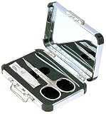Kitchen & Housewares : Henckels Twinox Manicure Set Metal- 3 Pieces- Combs- Tweezers- Nail Cleaner