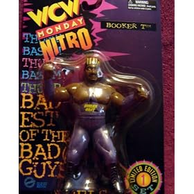 WCW Nitro Booker T. and Stevie Ray Monday Nitro Wrestling Action Figures WWF WWE