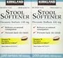 Kirkland Signature Stool Softener Docusate Sodium 100 mg, Set of 2 (200 Softgels) Boxes