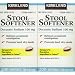 Kirkland Signature Stool Softener Docusate Sodium 100 mg, Set of 2 (200 Softgels) Boxes