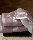 IMAGE OF Set of Three Pieces Cotton Terry Towels, Faccia dei Colori, Made in Europe