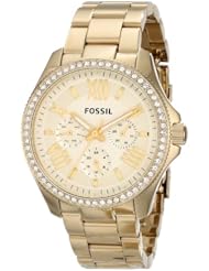 Fossil Womens AM4482 Cecile Analog Display Analog Quartz Gold Watch